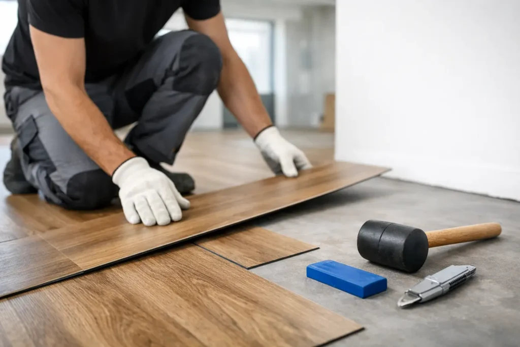 Designvinyl verlegen lassen mit Präzision