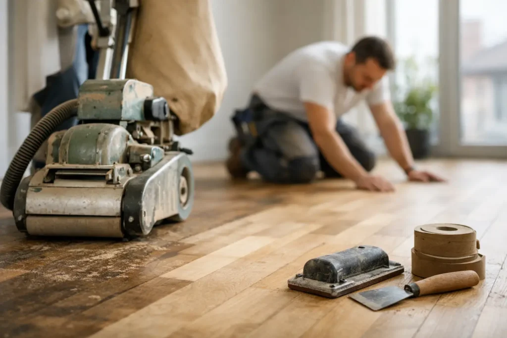 Wann muss Parkett geschliffen werden? Hinweise
