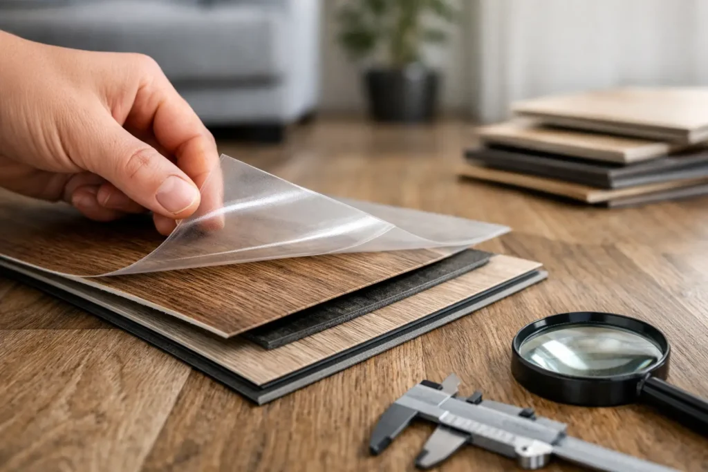 Welche Nutzschicht braucht ein Designvinylboden?