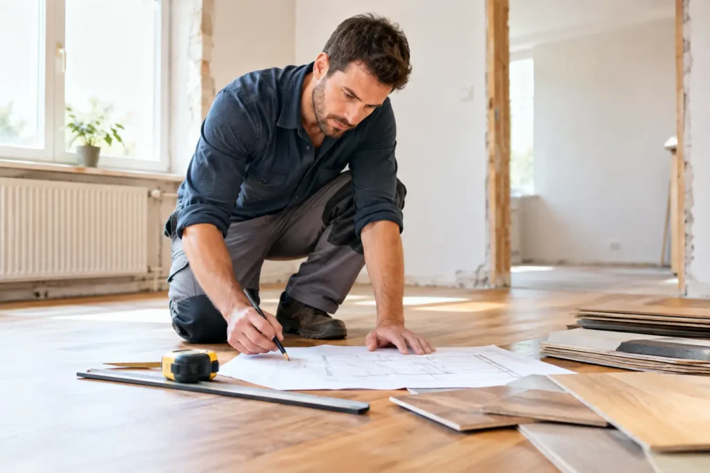 Anleitung zur Bodenverlegung im Altbau richtig planen