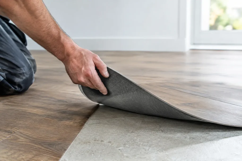 Kann Designvinyl Unebenheiten ausgleichen?